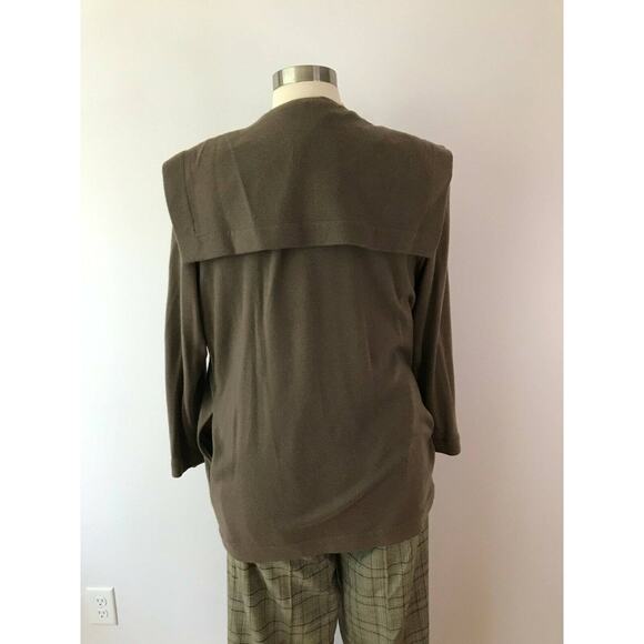 80s Peggy Jennings Couture Designer Soft Blazer Size Lagenlook - Picture 6 of 8